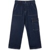 Luigi Cargo Jeans, Blue - Jeans - 1 - thumbnail