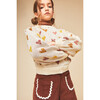 Love Wool Knit Sweater, Cream - Sweaters - 4