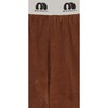 Logo Cotton Velvet Pant, Brown - Pants - 3