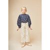 Stella Straight Paperbag Jeans, Cream - Jeans - 4