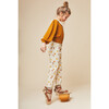 Love Mom Fit Printed Jeans, Cream - Jeans - 5