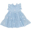 Girls Organza Jennifer Dress, Winter Santa - Dresses - 1 - thumbnail