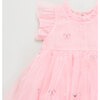 Baby Girls Organza Jennifer Dress Set, Cotton Candy Cane - Dresses - 2
