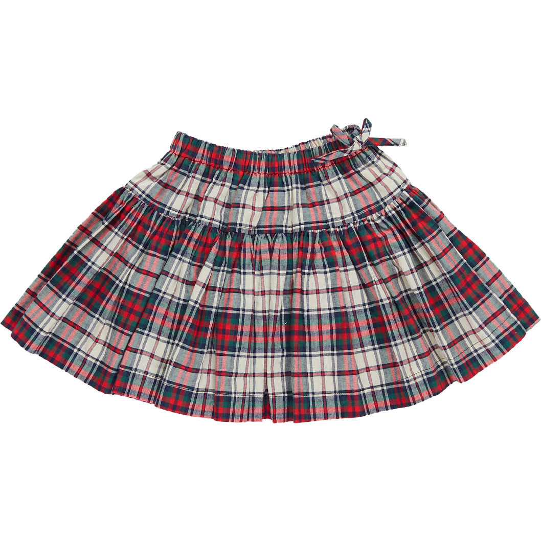 Girls Maribelle Skirt, Holly Tartan - Pink Chicken Skirts | Maisonette