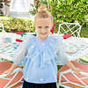 Girls Organza Raphaela Top, Winter Santa - Shirts - 2