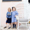 Girls Maude Sweater, Blue Menorah - Sweaters - 2