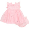 Baby Girls Organza Jennifer Dress Set, Cotton Candy Cane - Dresses - 4