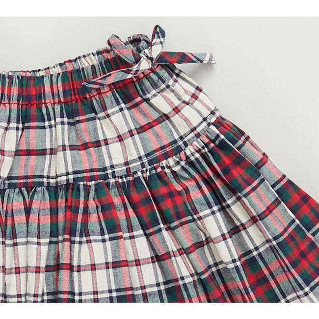 Girls Maribelle Skirt, Holly Tartan - Skirts - 3