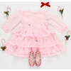 Girls Organza Fleur Dress, Cotton Candy Lane - Dresses - 6