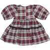 Girls Maribelle Dress, Holly Tartan - Dresses - 5