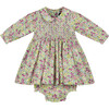 Marylebone Hand-Smocked Floral Baby Dress, Multicolors - Dresses - 1 - thumbnail