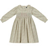 Notting Hill Smocked Floral Girls Dress, Multicolors - Dresses - 1 - thumbnail