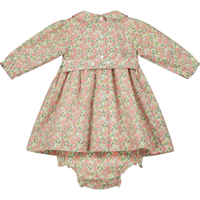 Kew Hand-Smocked Floral Baby Dress, Multicolors - Dresses - 2