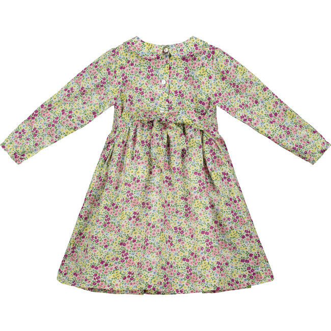 Hampstead Smocked Floral Girls Dress, Multicolors - Dresses - 2