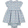 Strand Hand-Smocked Floral Baby Dress, Blue - Dresses - 2