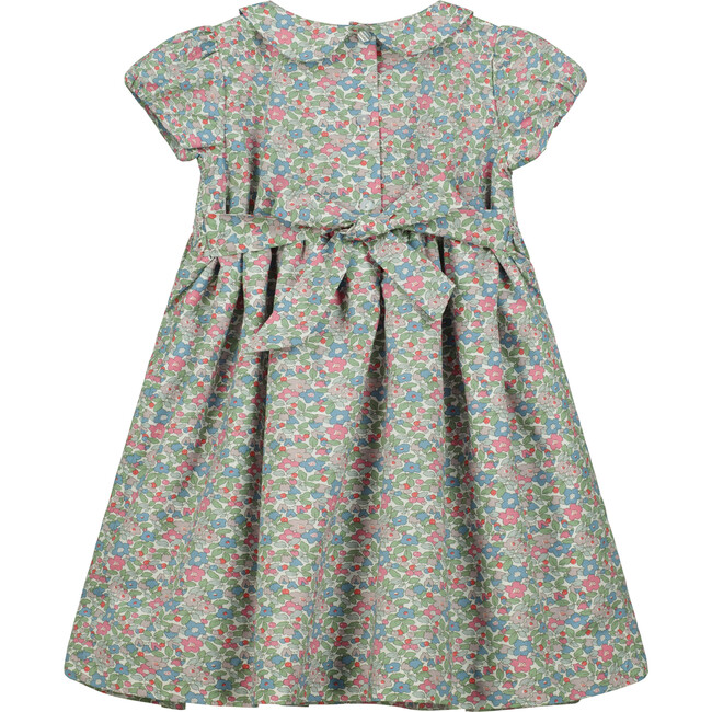 Highgate Smocked Floral Girls Dress, Multicolors - Dresses - 2