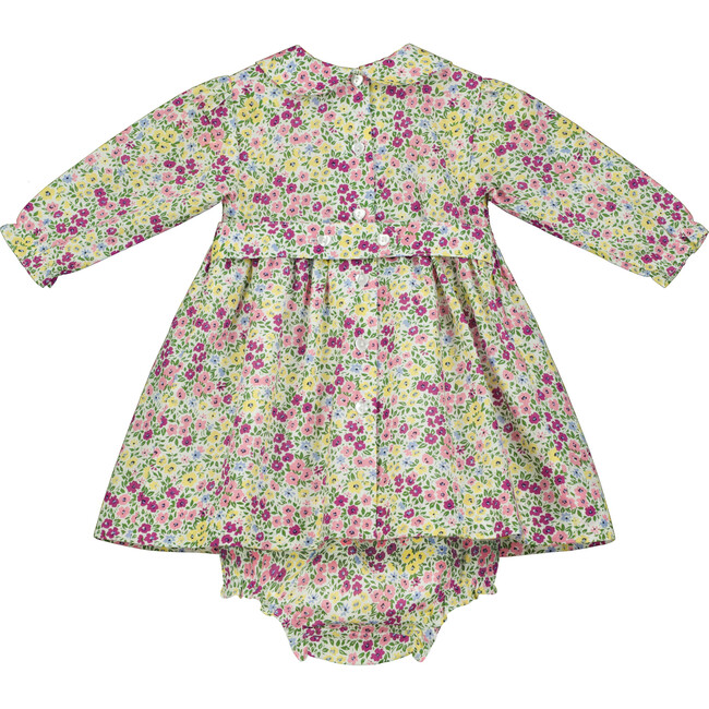 Marylebone Hand-Smocked Floral Baby Dress, Multicolors - Dresses - 3