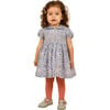 Hyacinth Hand-Smocked Liberty Floral Print Baby Dress, Navy - Dresses - 4