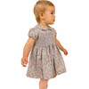 Piccadilly Hand-Smocked Floral Baby Dress, Multicolors - Dresses - 5