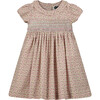 Brighton Hand-Smocked Floral Girls Dress, Multicolors - Dresses - 1 - thumbnail