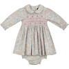 Bond Street Hand-Smocked Floral Baby Dress, Multicolors - Dresses - 1 - thumbnail