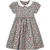 Brixton Hand-Smocked Floral Girls Dress, Multicolors - Dresses - 1 - thumbnail