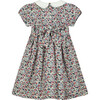 Brixton Hand-Smocked Floral Girls Dress, Multicolors - Dresses - 2
