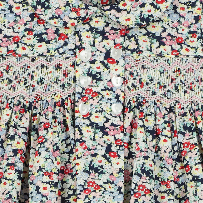 Abby Road Hand-Smocked Floral Baby Dress, Multicolors - Dresses - 3