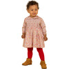 Alyssa Hand-Smocked Liberty Floral Print Baby Dress, Red - Dresses - 4