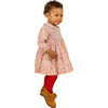 Alyssa Hand-Smocked Liberty Floral Print Baby Dress, Red - Dresses - 5