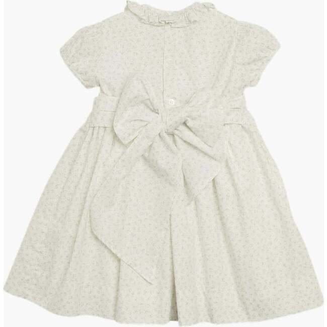 Moohren Mini Floral Print Smock Dress, Dusty Blue - Dresses - 2