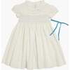 Moohren Mini Floral Print Smock Dress, Dusty Blue - Dresses - 3