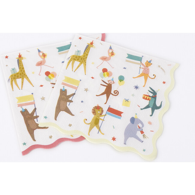 Animal Parade Large Napkins - Party - 5