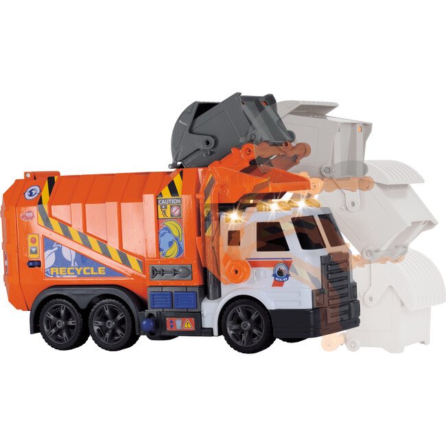 Dickie Toys - Action Series 26 Inch Garbage Toy Truck - Transportation - 2