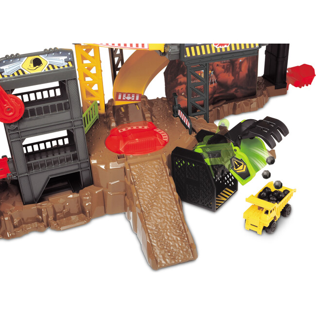 Dickie Toys - Construction Playset With 4 Die-Cast Cars - Transportation - 4