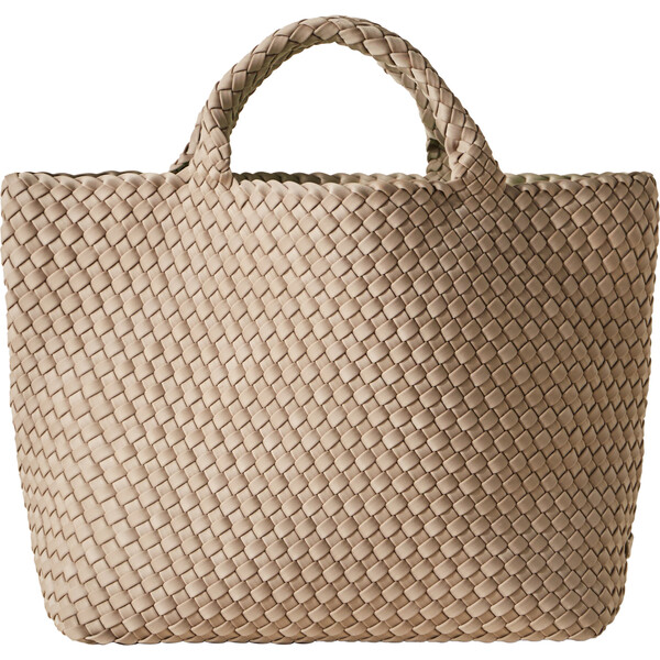 Women's St. Barths Medium Handwoven Tote, Cashmere - OS