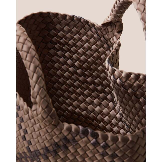Women's St. Barths Medium Handwoven Tote Plaid, Mojave - OS - Bags - 2