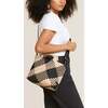 Women's St. Barths Small Handwoven Tote Plaid, Cabana - OS - Bags - 3