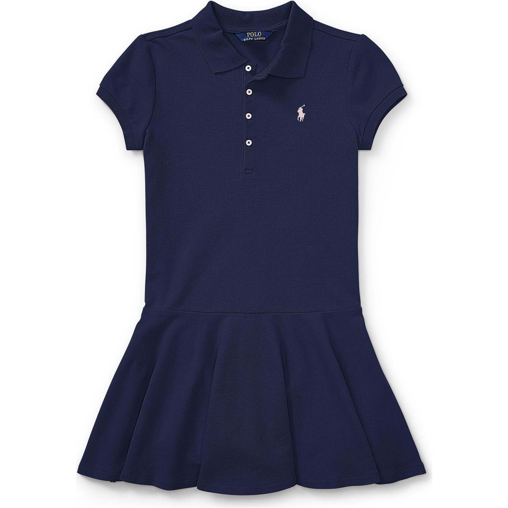 Logo Jr Polo Dress, Navy - Dresses - 1