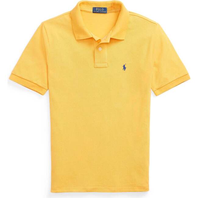 Logo Cotton Polo, Yellow