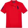 Logo Patch Jr Polo, Red - Polo Shirts - 1 - thumbnail