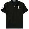 Logo Patch Jr Polo, Black - Polo Shirts - 1 - thumbnail