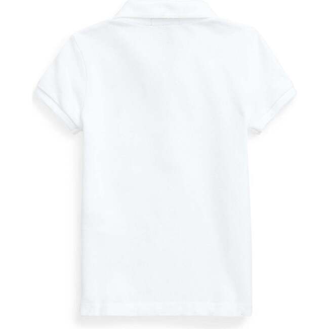 Stretch Cotton Polo, White - Polo Shirts - 2