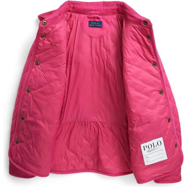 Quilted Shell Jr Jacket, Pink - Jackets - 2