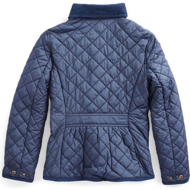 Quilted Shell Jr Jacket, Navy - Jackets - 2