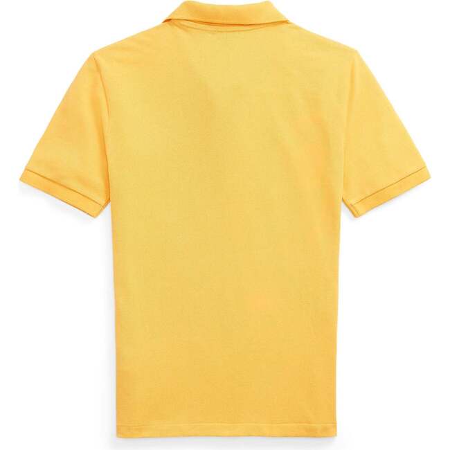 Logo Cotton Polo, Yellow - Polo Shirts - 2