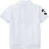 Logo Patch Polo, White - Polo Shirts - 2