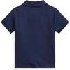 Logo Cotton Polo, Navy - Polo Shirts - 2