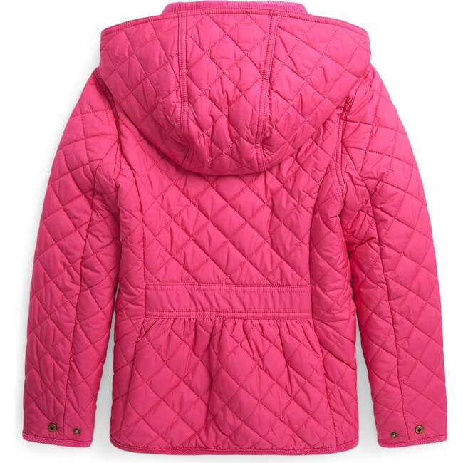 Quilted Shell Jr Jacket, Pink - Jackets - 4