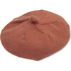 Knitted Beret, Caramel - Hats - 1 - thumbnail